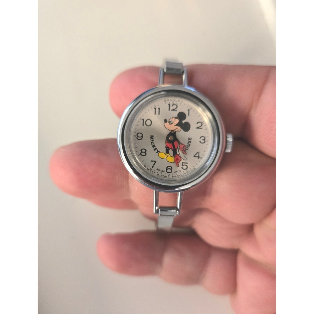 Vintage Mickey Mouse Walt Disney Prod. Watch -‎ Bradley SWISS 023